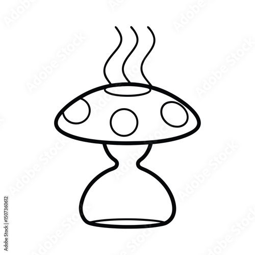 Sculpt a Mushroom Shaped Incense Burner