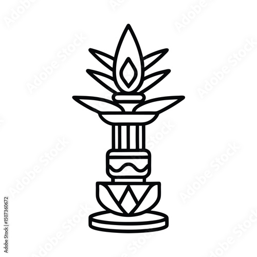 Sculpt a Totem Style Garden Sculpture