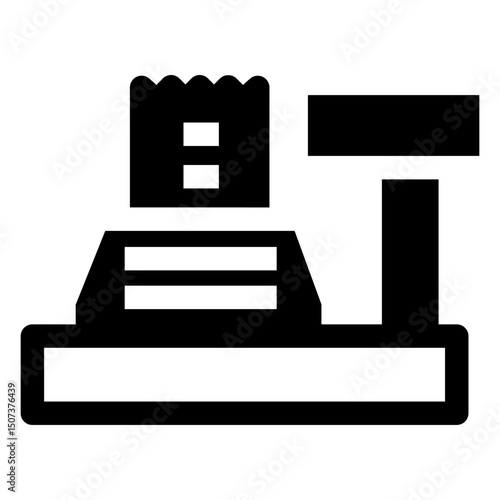 Cashier machine icon