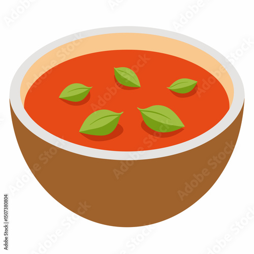 tomato soup with basil