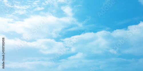 sunny sky blue light watercolor background. Aquarelle painting brush effect card paper textured canvas cloudy smoke space for text, entertaining card, template. aquamarine color graphics illustration
