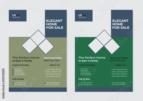 Real estate flyer design
