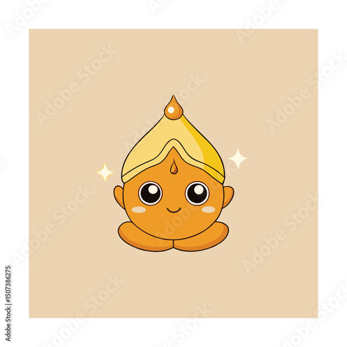 Tiny Puri with Golden Glow