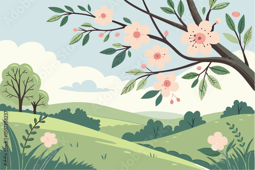 Spring's Gentle Symphony