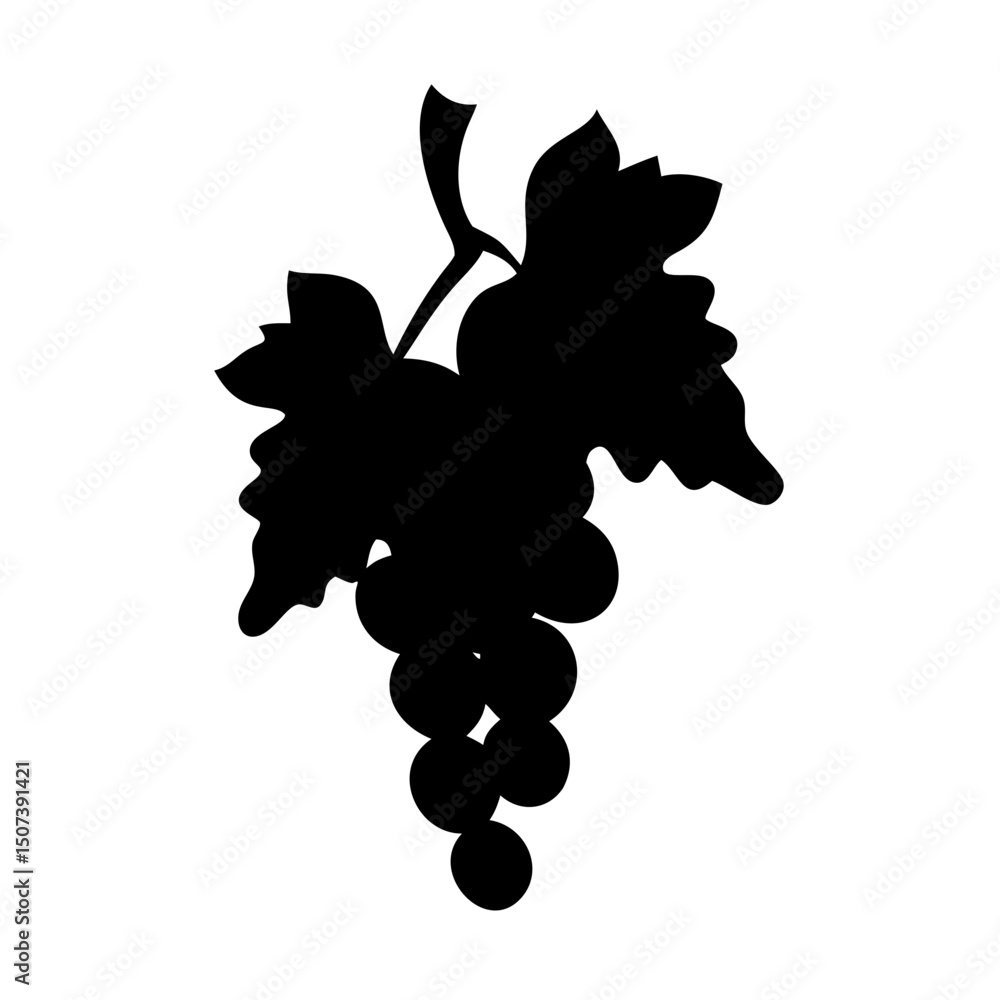 Silhueta de videira ícone PNG vetorial