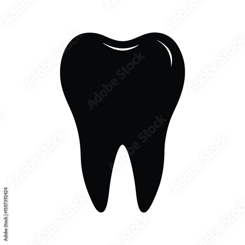 tooth isolated on white background