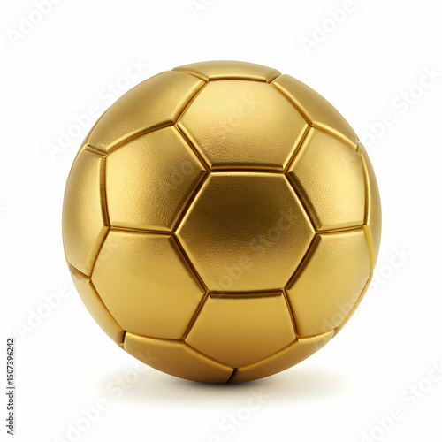 Gold Soccer Ball Winning Design  Texture