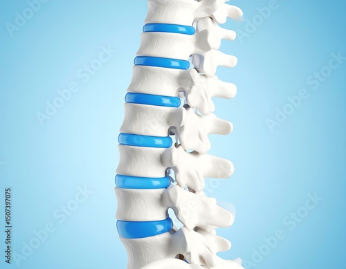 Human Spine Anatomy Lumbar Vertebrae, Intervertebral Discs, Spinal Column