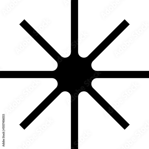 Shine star sparkle vector, figure Star.