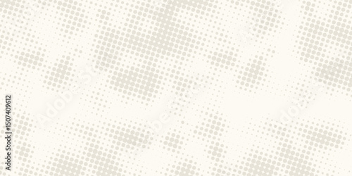 Abstract Beige Halftone Dot Pattern Background Suitable for Designs. Modern trendy design in Vector Illustration