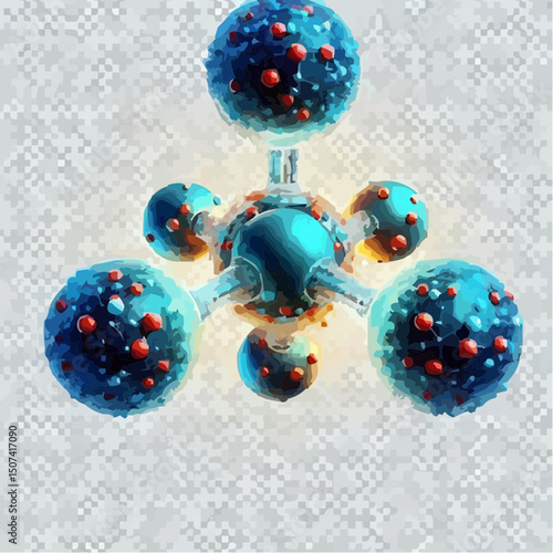 
the representation of a molecule being formed by atoms 71