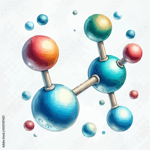 
the representation of a molecule being formed by atoms 31