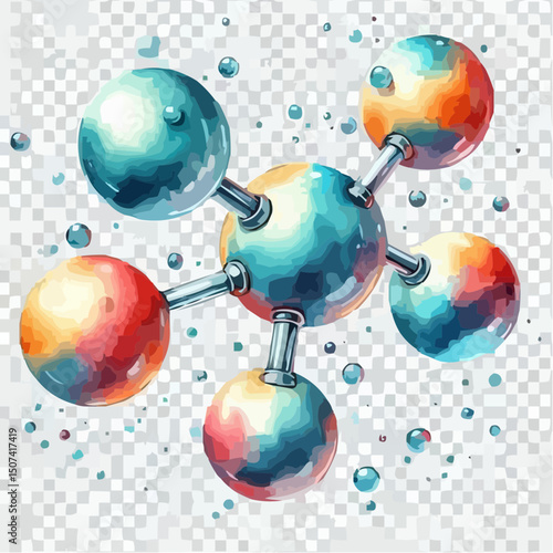 
the representation of a molecule being formed by atoms 29