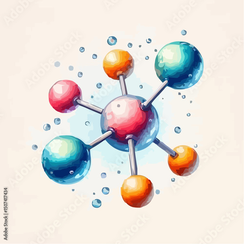 
the representation of a molecule being formed by atoms 27
