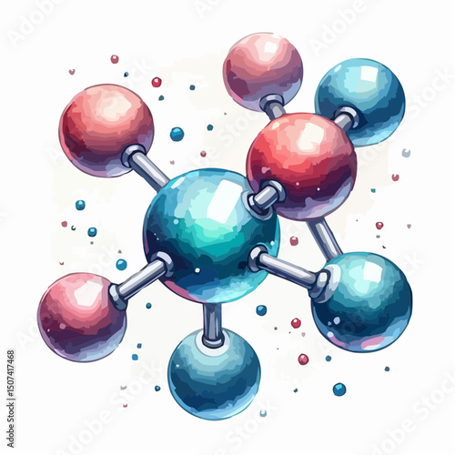 
the representation of a molecule being formed by atoms 23