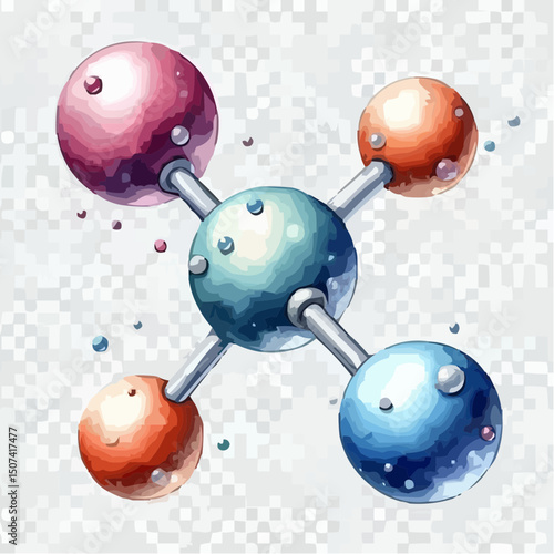 
the representation of a molecule being formed by atoms 21
