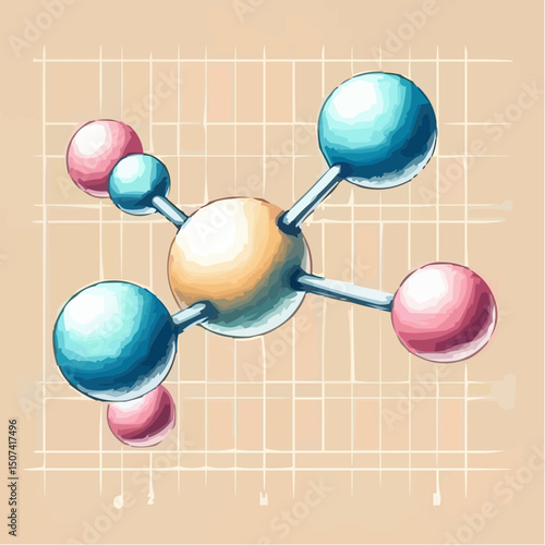 
the representation of a molecule being formed by atoms 19