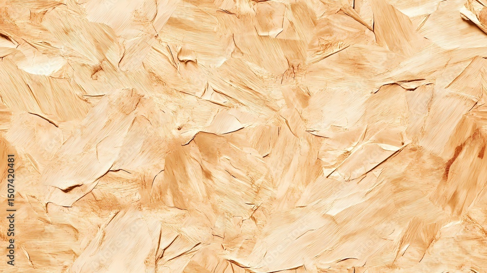 Obraz premium Unpainted plywood panel texture with fine wood lines, perfect for layout backgrounds and material design presentations.