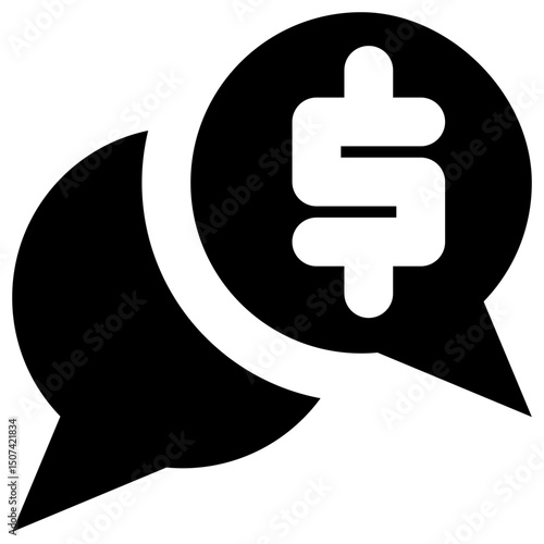Haggle Glyph Icon