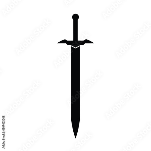 sword isolated on white