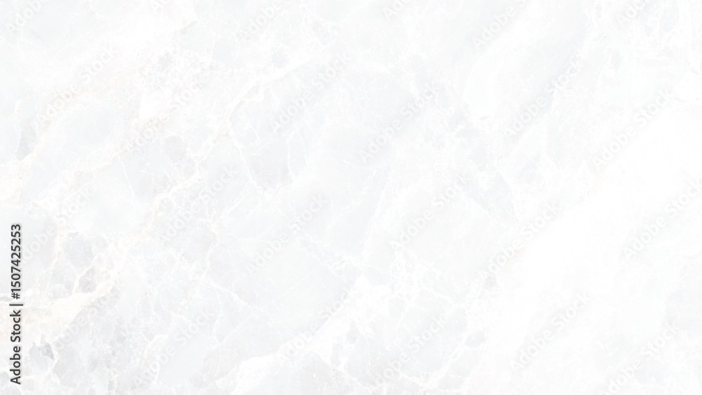 Fototapeta premium Polished White Marble Surface with Soft Gray Veins and Smooth Texture.