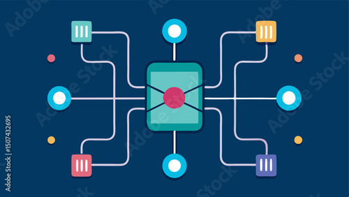 MultiChannel Design An illustration of a microfluidic chip with an intricate network of channels showcasing different paths and destinations for the fluid sample.