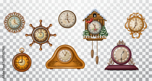 Set of vintage antique watches