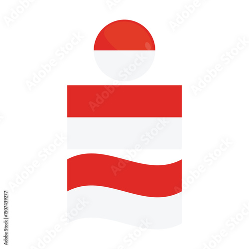 Free Download Indonesia Flag Icon Set Vector Design. - GFXLoad