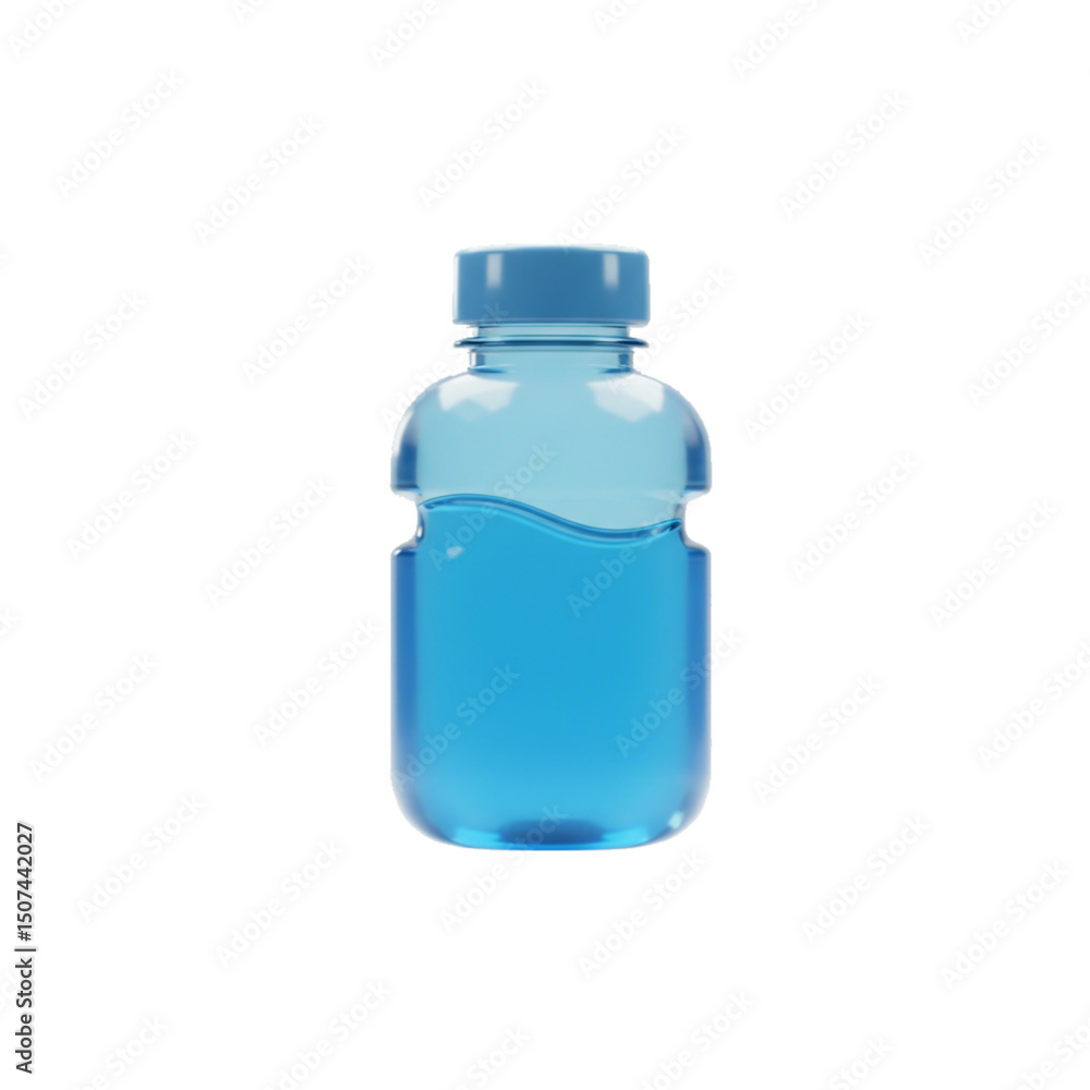 Naklejka premium Small sealed vial.