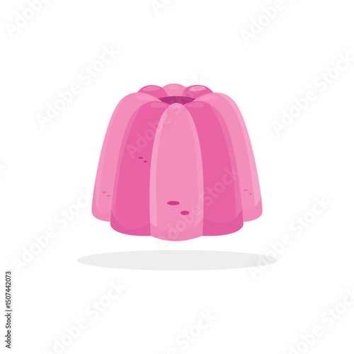 Jelly Pudding Icon Vector Design.