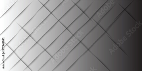 Black dark navy blue silver abstract pattern background. Geometric shape. Line triangle angle fold polygon diamond 3D simple