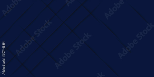 Black dark navy blue silver abstract pattern background. Geometric shape. Line triangle angle fold polygon diamond 3D simple