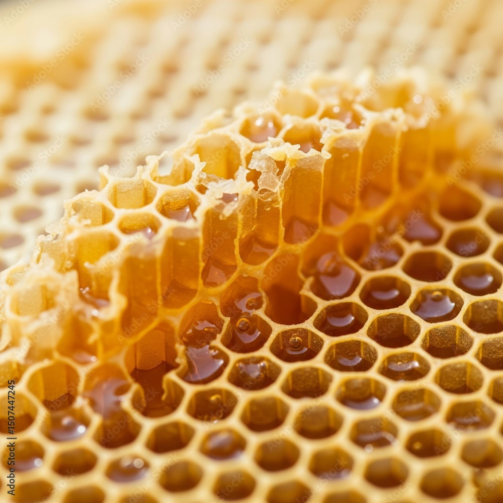 close up of honeycomb with honey close up of honeycomb with honey