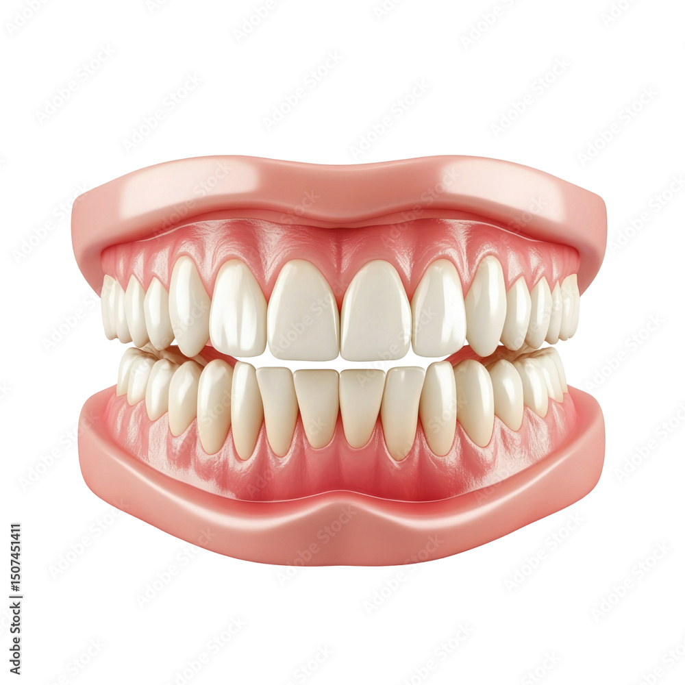 Model Of Human Ideal Tooth isolated on a transparent background Model Of Human Ideal Tooth isolated on a transparent background