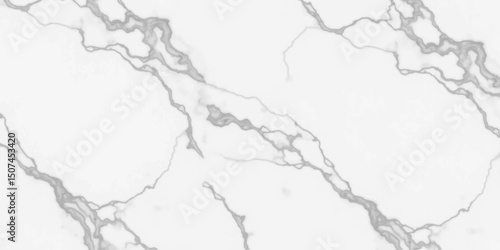 White marble texture with grey veining background