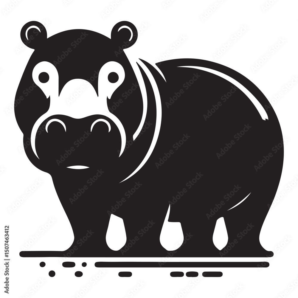 Fototapeta premium vector illustration of a bear
