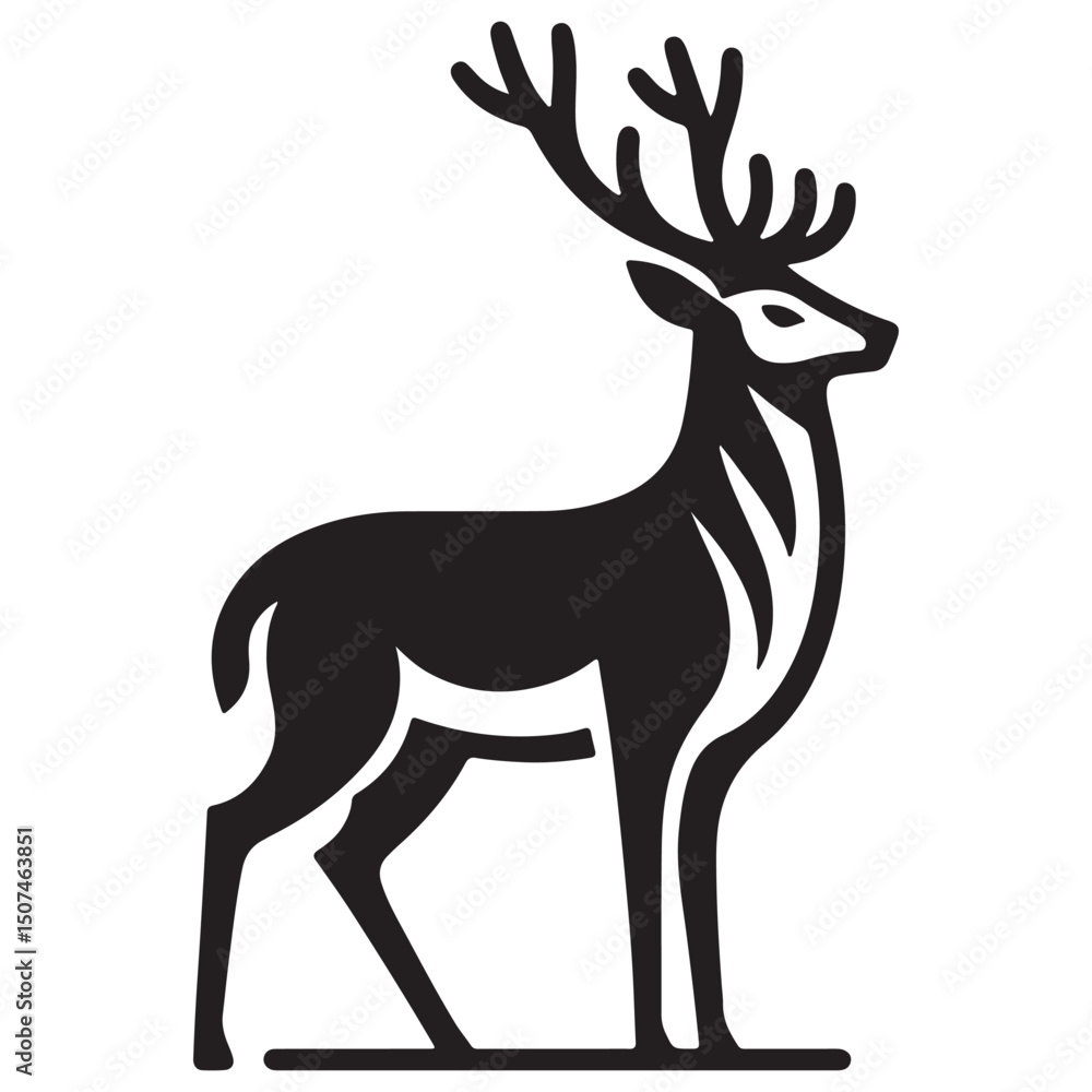 Fototapeta premium deer vector illustration