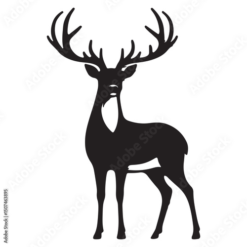 deer silhouette vector