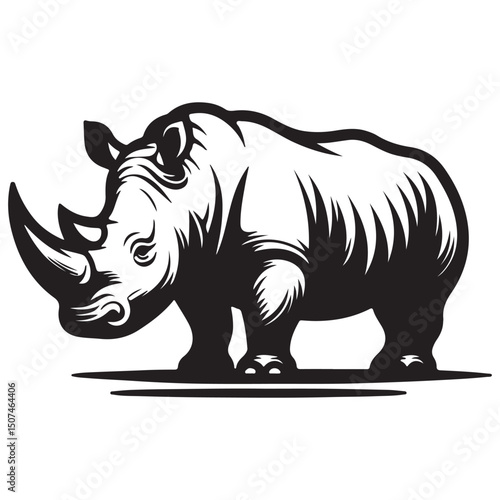rhino vector illustration