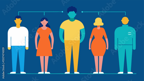 Multiple Scans Several diverse individuals represented in wireframe forms showcasing the scanners ability to accommodate different body types and sizes.