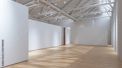 Bright Empty Art Space