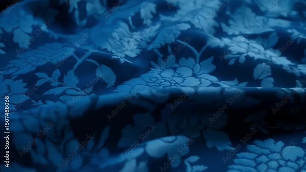 beautiful blue fabric