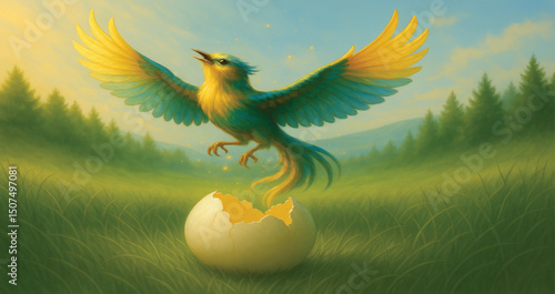 The Birth of a Golden Dawn - Vertical