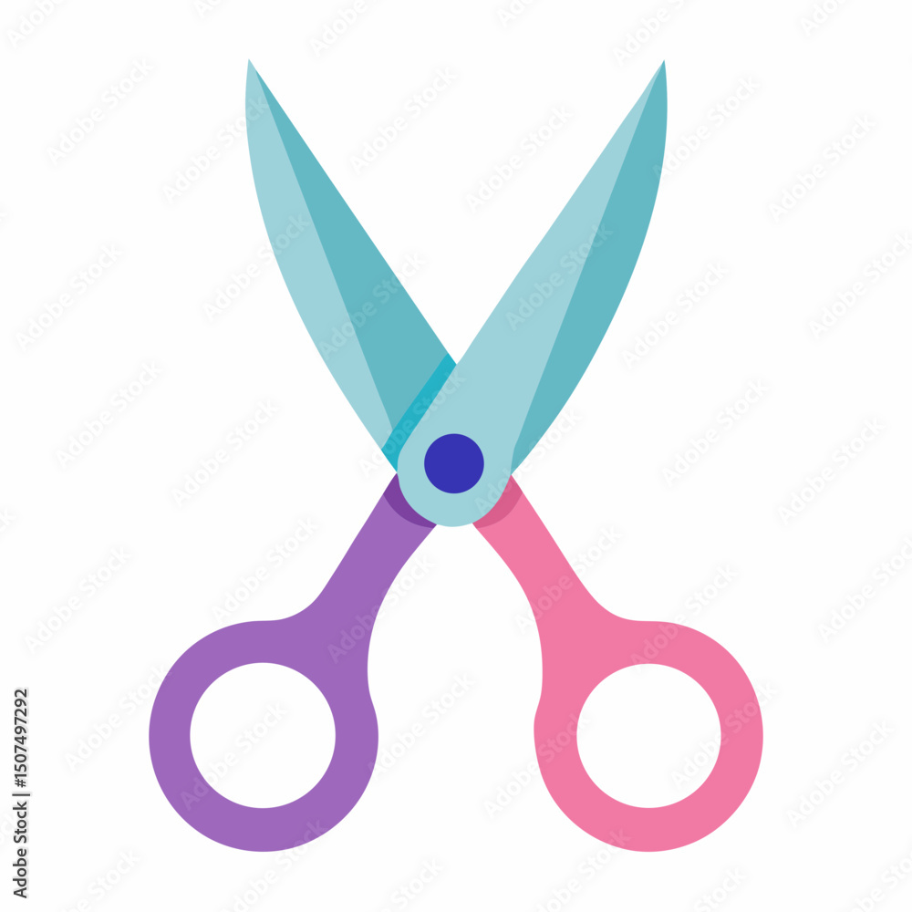 Fototapeta premium scissors isolated on white background