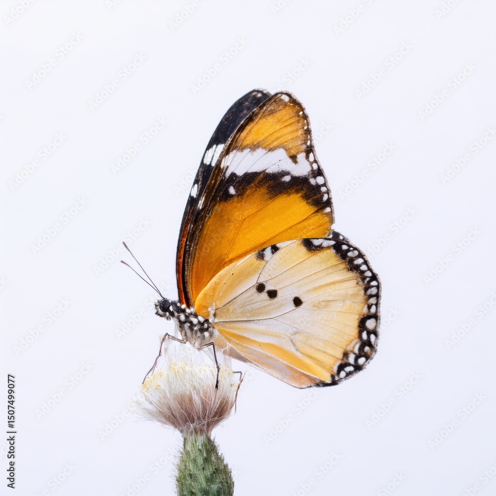 Fototapeta premium Butterfly isolated on white background