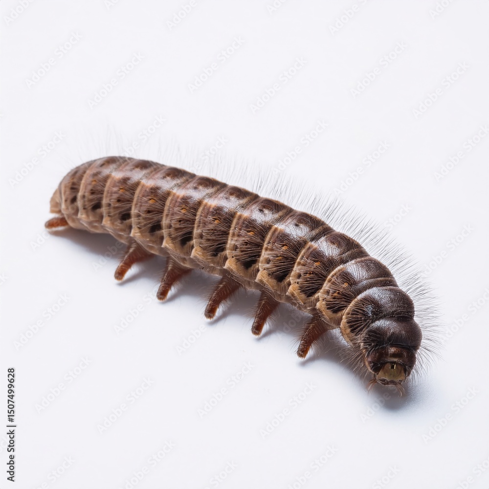 Caterpillar isolated on white background Caterpillar isolated on white background