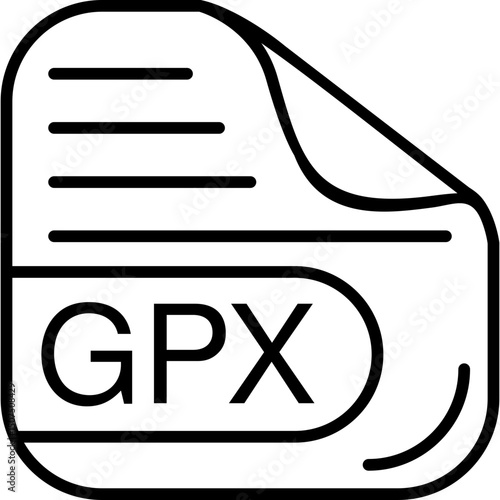 GPX File Format Icon