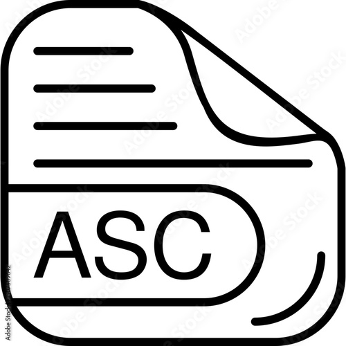 ASC File Format Icon