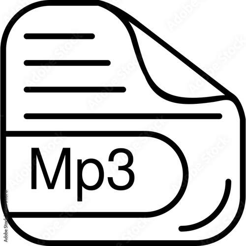 Mp3 File Format Icon