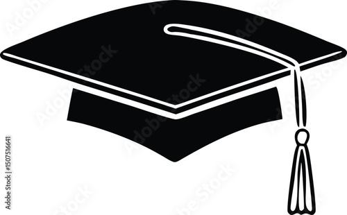 Academic Graduation Headwear  Minimal Silhouettes

